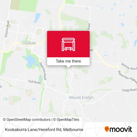 Kookaburra Lane/Hereford Rd map