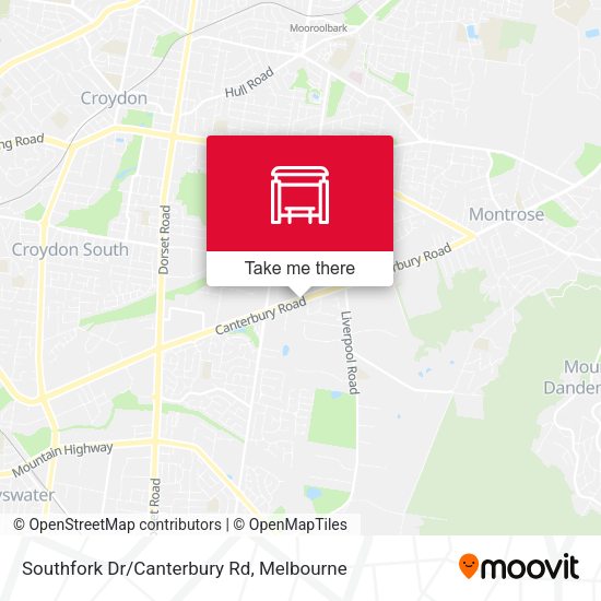 Southfork Dr/Canterbury Rd map