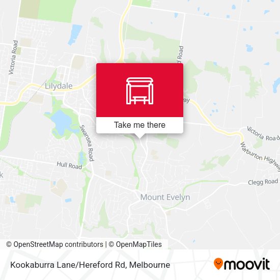 Kookaburra Lane/Hereford Rd map