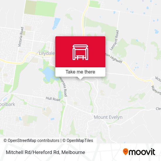 Mitchell Rd/Hereford Rd map