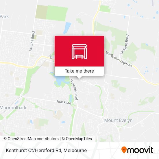 Kenthurst Ct/Hereford Rd map