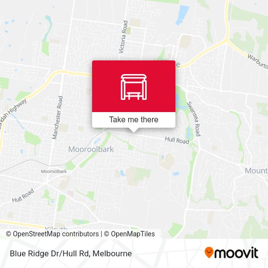 Blue Ridge Dr/Hull Rd map