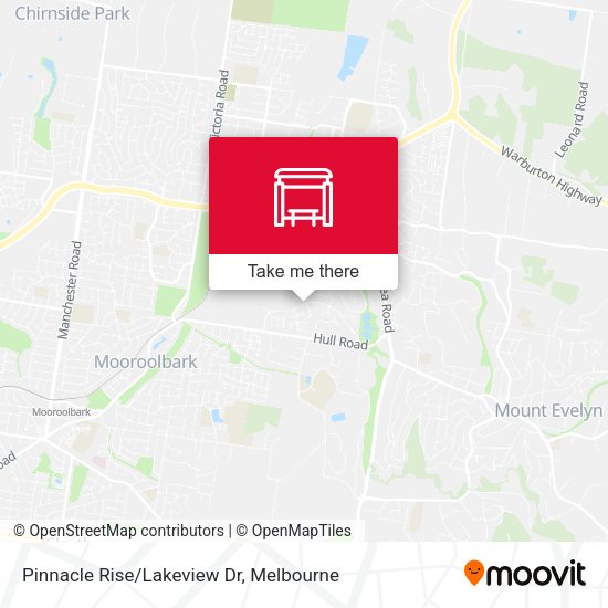 Pinnacle Rise/Lakeview Dr map
