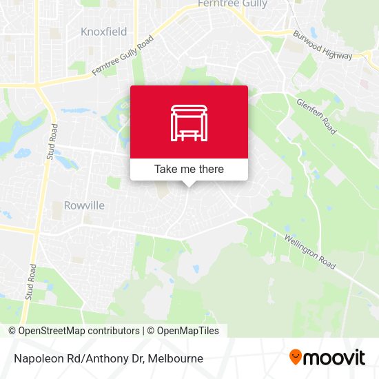 Napoleon Rd/Anthony Dr map