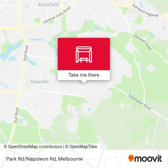 Mapa Park Rd/Napoleon Rd