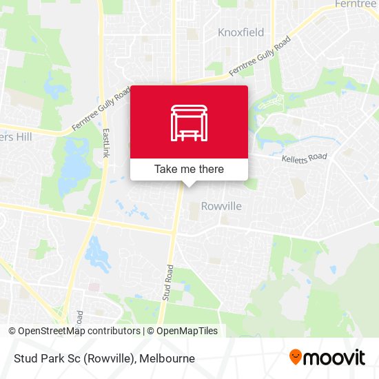 Stud Park Sc (Rowville) map