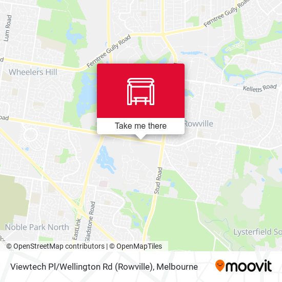 Viewtech Pl / Wellington Rd (Rowville) map