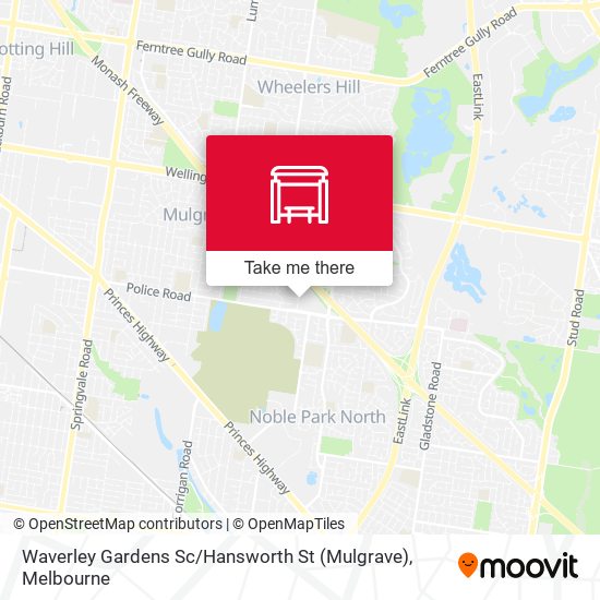 Waverley Gardens Sc / Hansworth St (Mulgrave) map