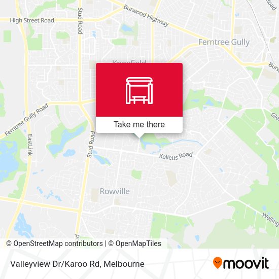 Valleyview Dr/Karoo Rd map