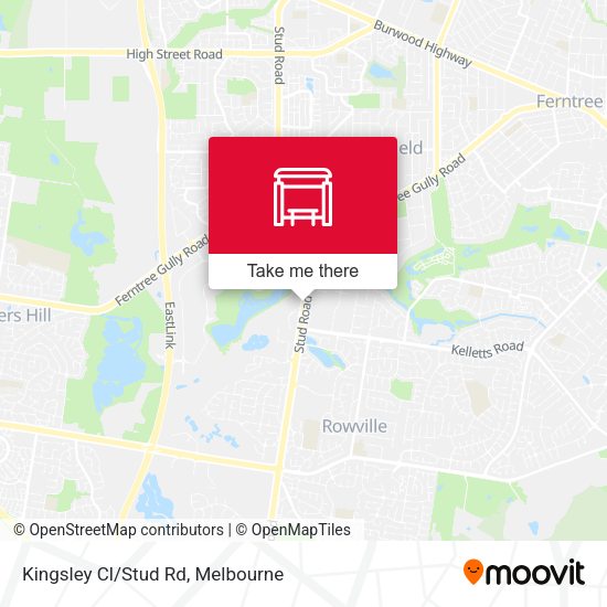 Kingsley Cl/Stud Rd map