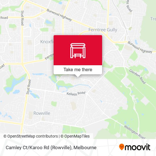 Camley Ct/Karoo Rd (Rowville) map