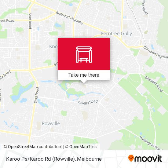 Karoo Ps/Karoo Rd (Rowville) map