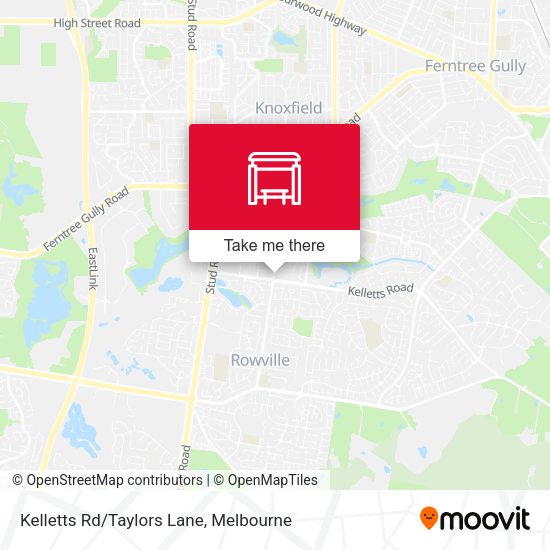 Kelletts Rd/Taylors Lane map