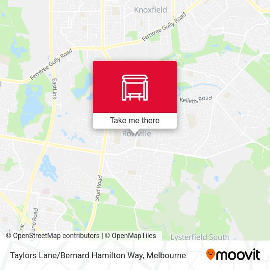 Taylors Lane / Bernard Hamilton Way map