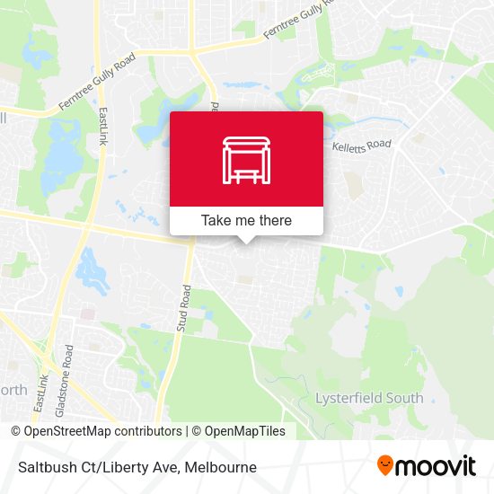 Saltbush Ct/Liberty Ave map