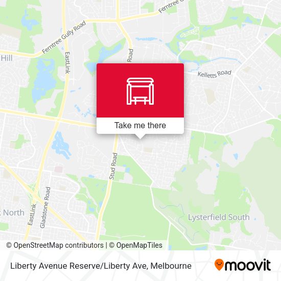 Liberty Avenue Reserve / Liberty Ave map