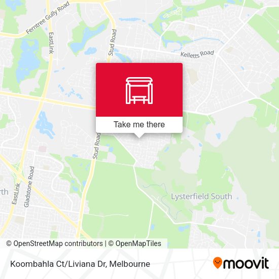 Koombahla Ct/Liviana Dr map