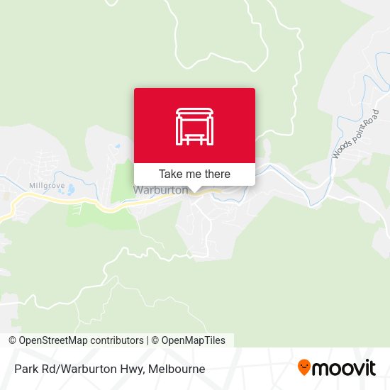 Park Rd/Warburton Hwy map