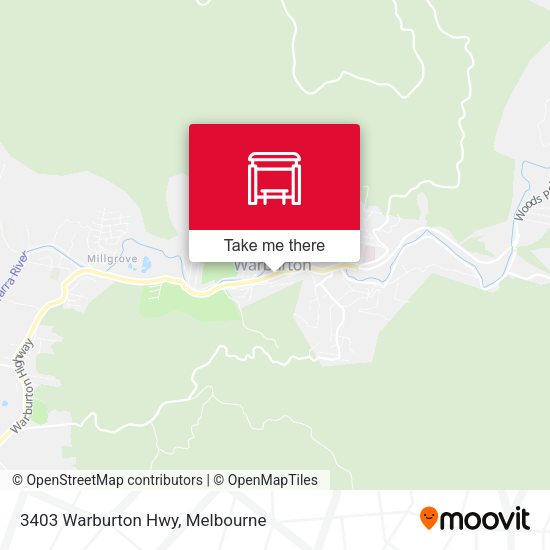3403 Warburton Hwy map
