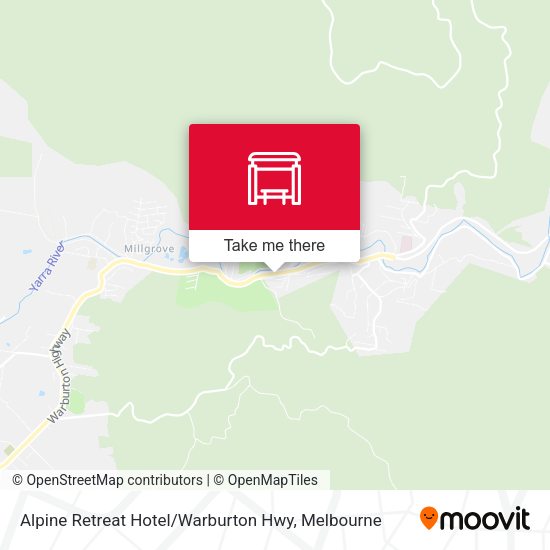 Alpine Retreat Hotel / Warburton Hwy map