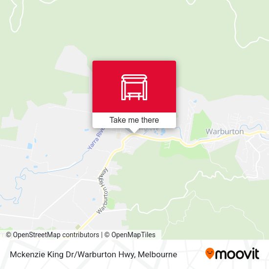 Mckenzie King Dr/Warburton Hwy map