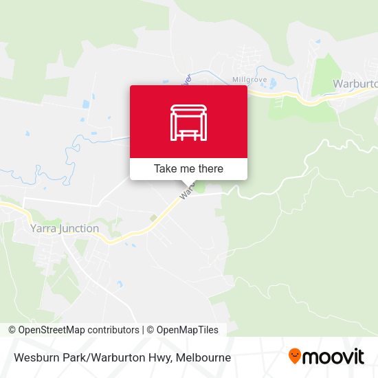 Wesburn Park/Warburton Hwy map