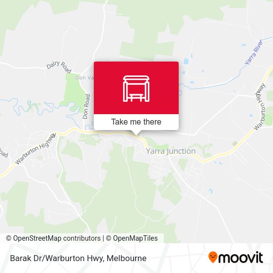 Barak Dr/Warburton Hwy map