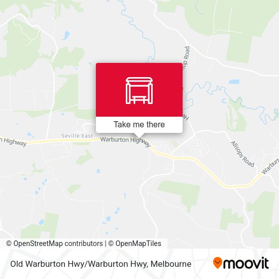Old Warburton Hwy / Warburton Hwy map