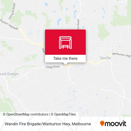Wandin Fire Brigade / Warburton Hwy map