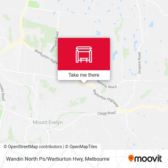 Wandin North Ps/Warburton Hwy map