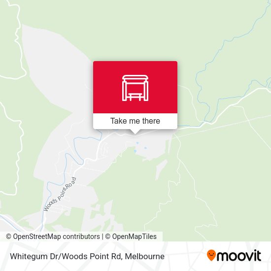 Whitegum Dr/Woods Point Rd map