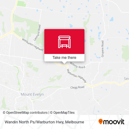 Wandin North Ps/Warburton Hwy map