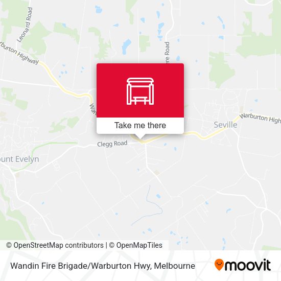Wandin Fire Brigade / Warburton Hwy map