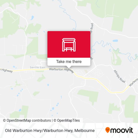 Old Warburton Hwy / Warburton Hwy map