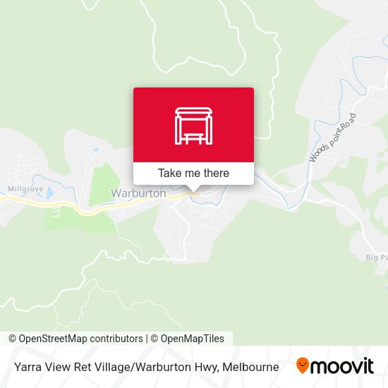 Yarra View Ret Village / Warburton Hwy map