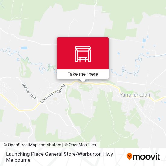 Launching Place General Store / Warburton Hwy map
