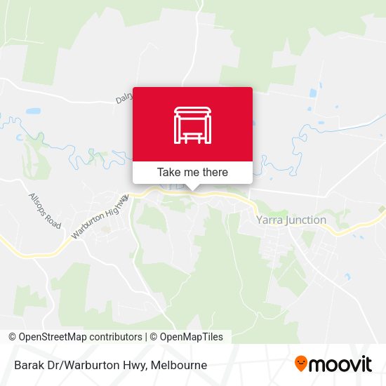Barak Dr/Warburton Hwy map