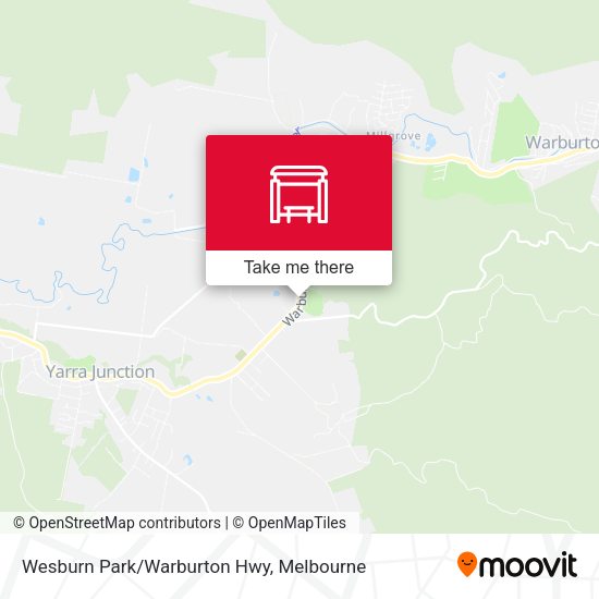 Wesburn Park/Warburton Hwy map