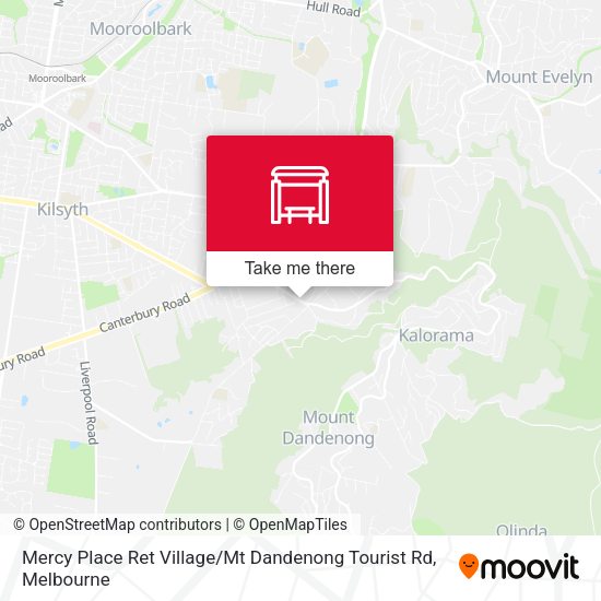 Mercy Place Ret Village / Mt Dandenong Tourist Rd map