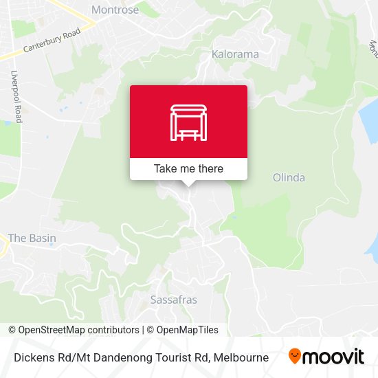 Dickens Rd / Mt Dandenong Tourist Rd map