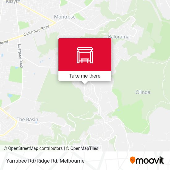 Yarrabee Rd/Ridge Rd map