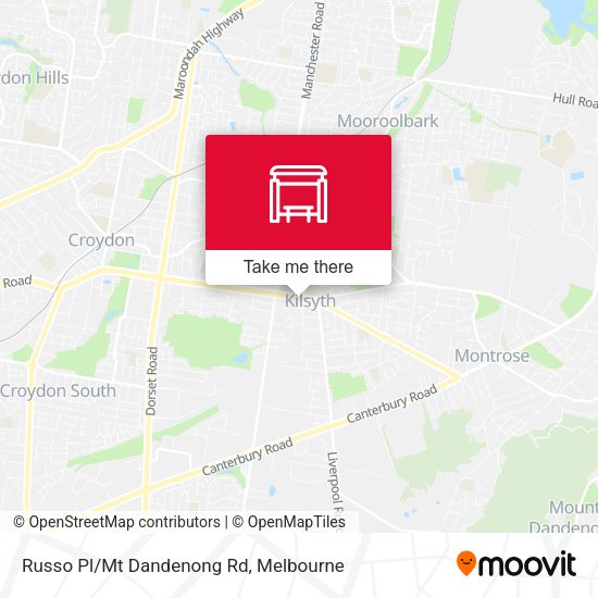 Russo Pl/Mt Dandenong Rd map