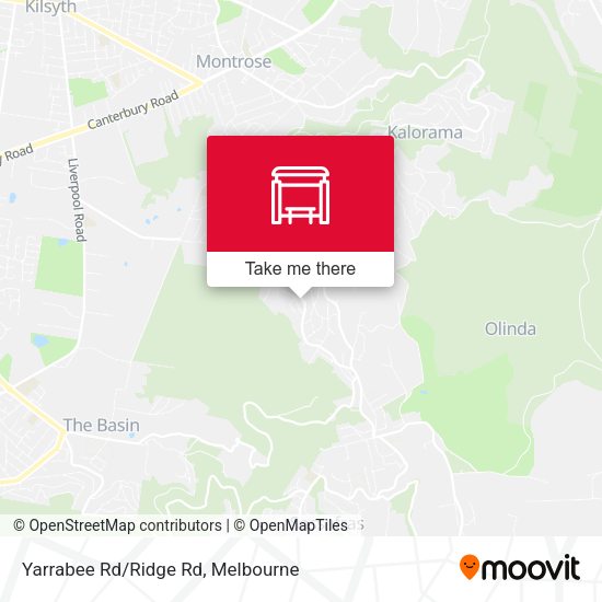 Yarrabee Rd/Ridge Rd map
