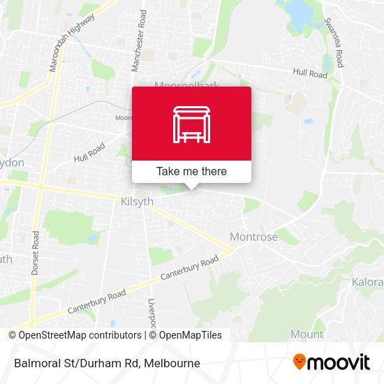 Balmoral St/Durham Rd map