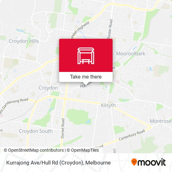 Kurrajong Ave / Hull Rd (Croydon) map