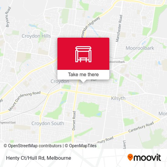 Henty Ct/Hull Rd map