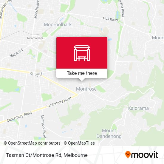 Tasman Ct/Montrose Rd map