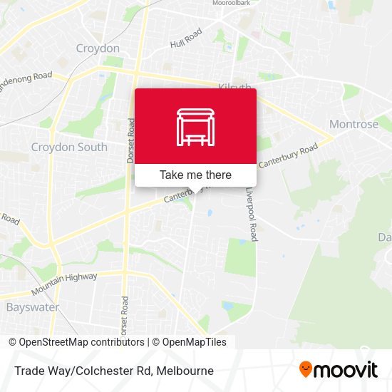 Trade Way/Colchester Rd map