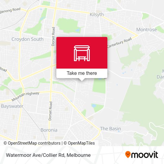 Watermoor Ave/Collier Rd map
