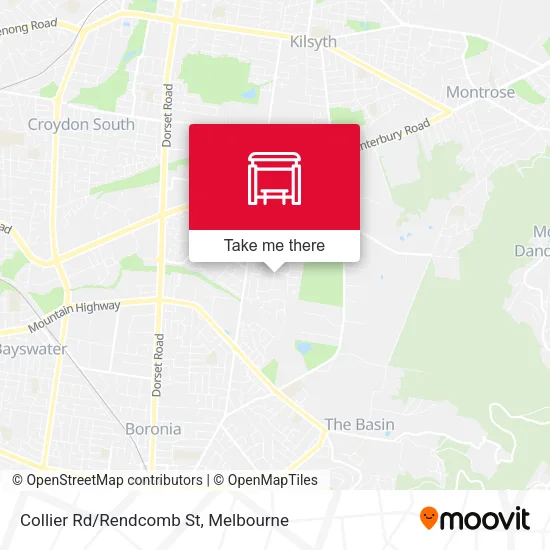 Collier Rd/Rendcomb St map